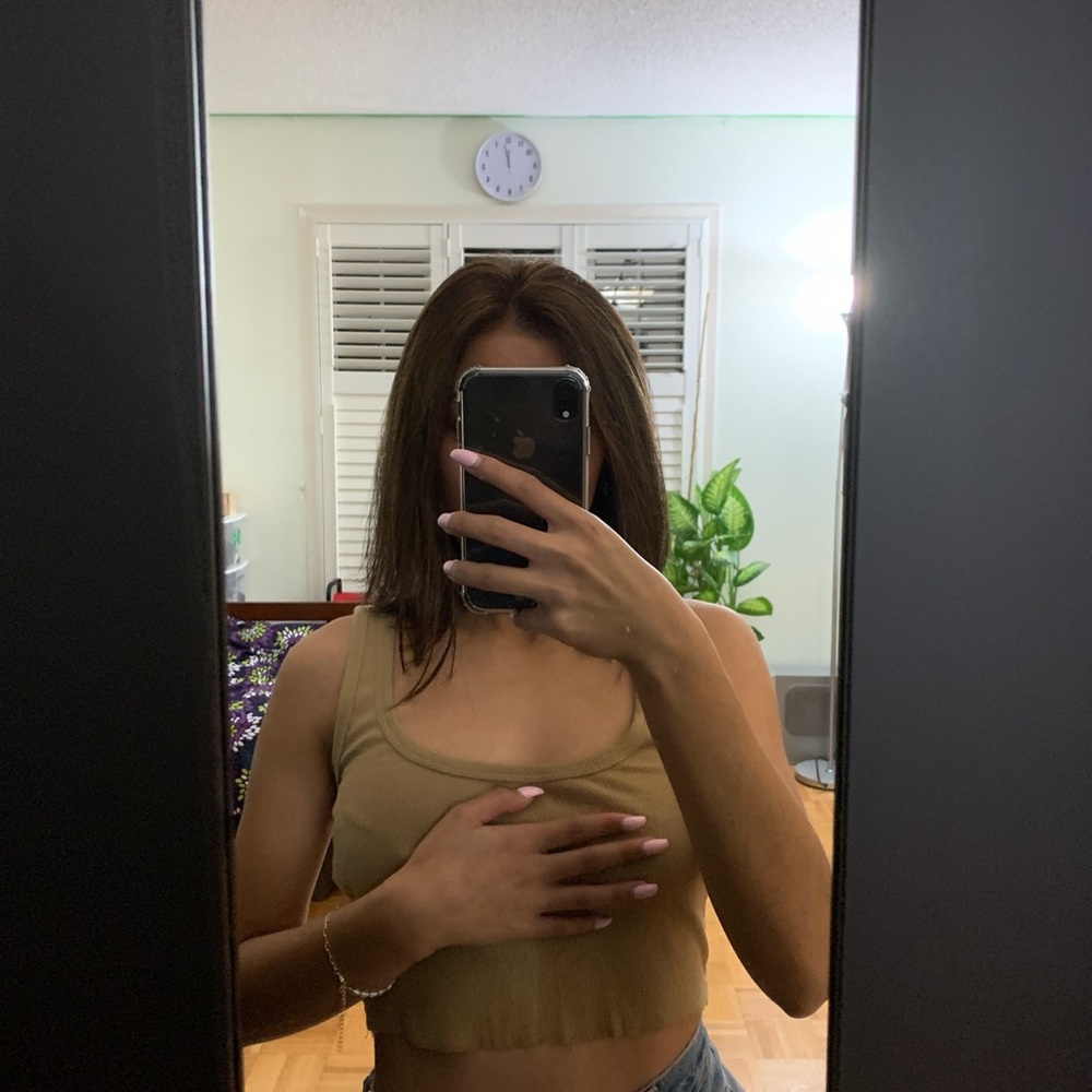 Tan Beige Tank top